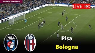 🔴In Diretta- Pisa vs Bologna | Serie A 2025/26 | eFootball PES21 Simulation