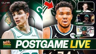 LIVE Garden Report: Celtics vs Bucks Postgame Show on CLNS Media | Hugo Gonzalez Has Career Night
