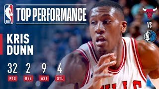 Kris Dunn Has Career High Scoring Night (32 pts) vs  The Mavericks