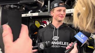 Angus Booth on Scoring in His NHL Debut