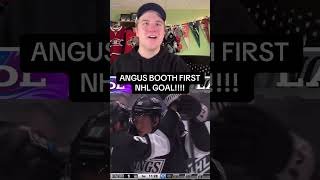 ANGUS BOOTH FIRST NHL GOAL!!!