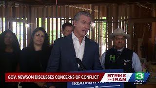 Gov. Newsom braces for worst case scenarios on gas prices, public safety in California amid Iran war