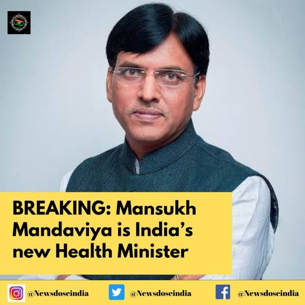 BREAKING: Mansukh Mandaviya is India’s new Health Ministe...
