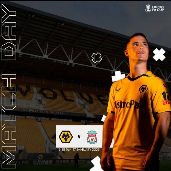 MATCH DAY

🟡⚫Wolves are all set to host Liverpool to a wo...