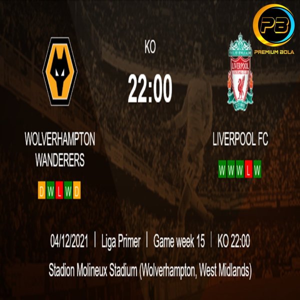 Prediksi Skor Bola Wolverhampton Wanderers vs Liverpool 0...
