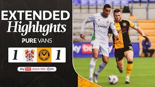 Extended Highlights | Tranmere Rovers 1-1 Newport County