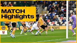 Match Highlights | Newport County v Tranmere Rovers