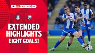 EIGHT GOALS! | Colchester United v Chesterfield extended highlights