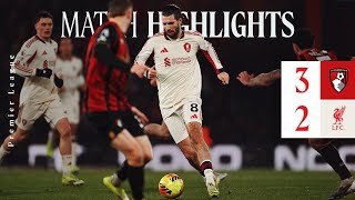 Highlights: Bournemouth 3-2 Liverpool | Van Dijk & Szoboszlai Goals in Premier League Defeat