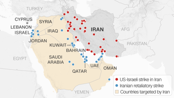 Visualizing the US-Israeli attack on Iran and retaliation in maps and charts | CNN