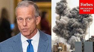 JUST IN: John Thune Reacts To Iran Strikes, Mourns American Soldiers Killed By Iranian Attack