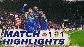 Sunderland 1-1 Leeds United | Premier League highlights | Stunning team goal continues DCL run!