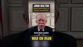 "Better Late Than Never" John Bolton Reacts to US-Israel War Against Iran #iran #trump #israel