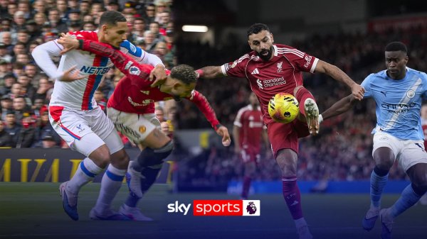 Compared: Man City's Marc Guehi foul on Mohamed Salah and Crystal Palace's Maxence Lacroix foul on Matheus Cunha measured and analysed