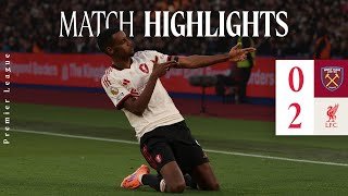 Highlights: West Ham 0-2 Liverpool | Isak Scores in Premier League Win