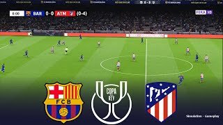 BARCELONA vs ATLETICO MADRID Live | Copa Del Rey 2026 | 03 March 2026 | Simulation PES 2021 Gameplay