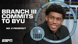 5 ⭐️ Bruce Branch III announces commitment to BYU 🙌 | NBA Today