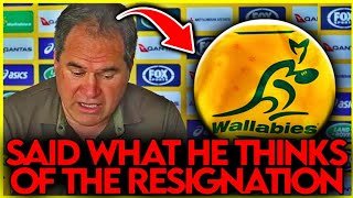 🚨LOOK WHAT DAVE RENNIE SAID AFTER BEING FIRED FROM THE WALLABIES! NEWS WALLABIES