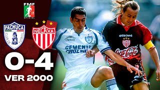 GOLEADA de los RAYOS en el HIDALGO 🐭 Pachuca 0-4 Necaxa ⚡ Jornada 3 - Verano 2000