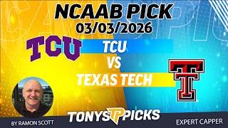 TCU vs. Texas Tech NCAAB Betting Odds & Picks, 3/3/26 | Night Moves Show