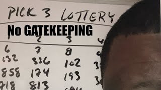 Best Pick 3 Lottery Advice | No Gatekeeping | Monthly Numbers Recap