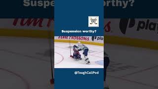 Tyler Myers goes for the McNuggets in Connor McDavid.