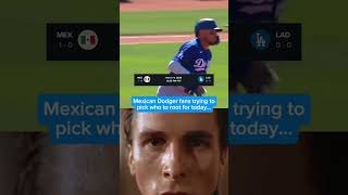 Dodgers vs team Mexico today 👀