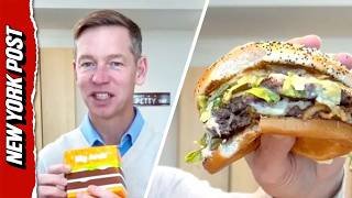 McDonald’s CEO Mocked on Social Media After Struggling To Eat Big Arch Burger in Viral Video
