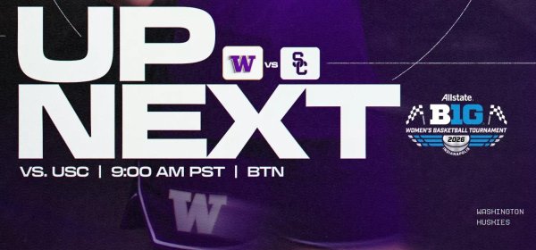 Huskies To Face USC in Big Ten Tournament Second Round - University of Washington Athletics