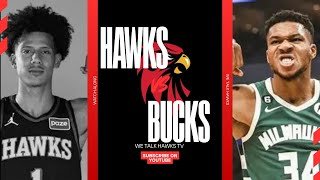 HAWKS VS BUCKS WATCH ALONG. WE TALK HAWKS TV