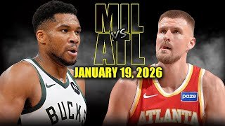 Milwaukee Bucks vs Atlanta Hawks Full Game Highlights – January 19, 2026 | NBA Season