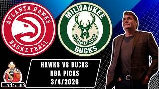 NBA Picks - Hawks vs Bucks Prediction, 3/4/2026 Best Bets, Odds & Betting Tips | Docs Sports