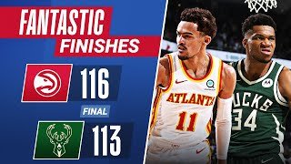 FINAL 4:56 of CRAZY Ending To Game 1 Hawks vs. Bucks 🔥🔥