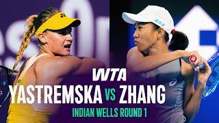 Dayana Yastremska vs. Shuai Zhang | 2026 Indian Wells Round 1 | WTA Match Highlights
