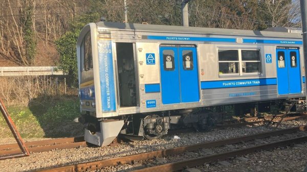 【速報】富士急行線　田野倉駅で電車が脱線した模様 | 山梨のニュース | ＵＴＹテレビ山梨