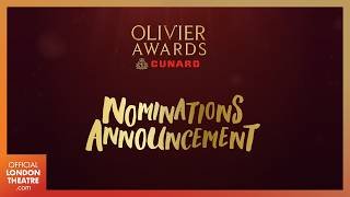 Nominations Announcement 2026 | Olivier Awards with Cunard