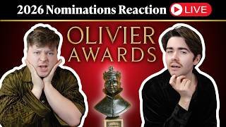 reacting live to the OLIVIER AWARDS nominations 2026