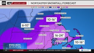 Latest Boston weather forecast calls for up to two feet of snow, blizzard conditions