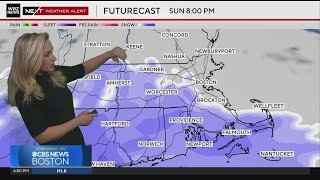 Boston forecast shows potential blizzard bringing up to 2 feet of snow