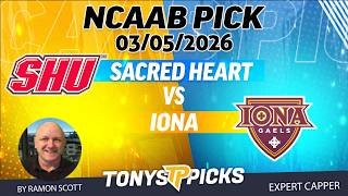Sacred Heart vs. Iona NCAAB Betting Odds & Picks, 3/5/26 | Night Moves Show