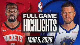 ROCKETS vs WARRIORS FULL GAME HIGHLIGHTS MARCH 5, 2026 NBA HIGHLIGHTS TODAY NBA 2K26 GAMEPLAY