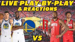 Golden State Warriors vs Houston Rockets | Live Play-By-Play & Reactions