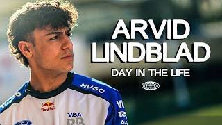 BEHIND THE SCENES with Arvid Lindblad | Day In The Life at Bahrain Testing