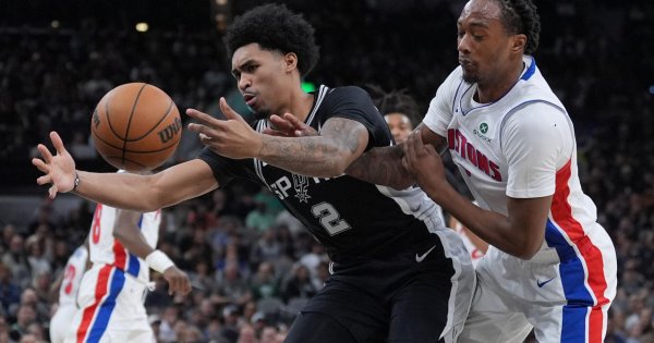 Pistons Spurs Basketball