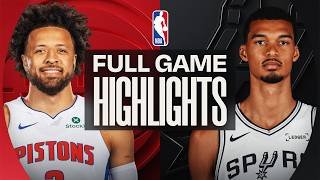 PISTONS at SPURS | FULL GAME HIGHLIGHTS | March 5, 2026