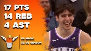 Maxime Raynaud 17 Points vs Magic Full Highlights! (2/19/2026)