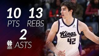 Maxime Raynaud 10 pts 13 rebs 2 asts vs Grizzlies 25/26 season