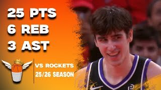 Maxime Raynaud 25 Points vs Rockets Full Highlights! (12/3/2025)