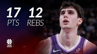 Maxime Raynaud 17 pts 12 rebs vs Blazers 25/26 season