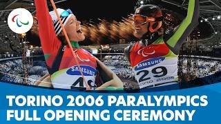 Torino 2006 Paralympic Winter Games Full Ceremony 🇮🇹❄️🔥